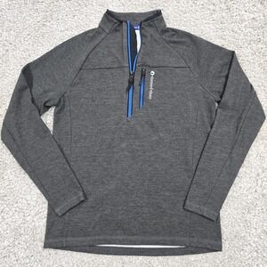 Vineyard Vines Sweater Mens XS Gray Performance 1/4 Zip Long‎ Sleeve Pullover